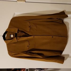 J. Crew Olive green silk blouse